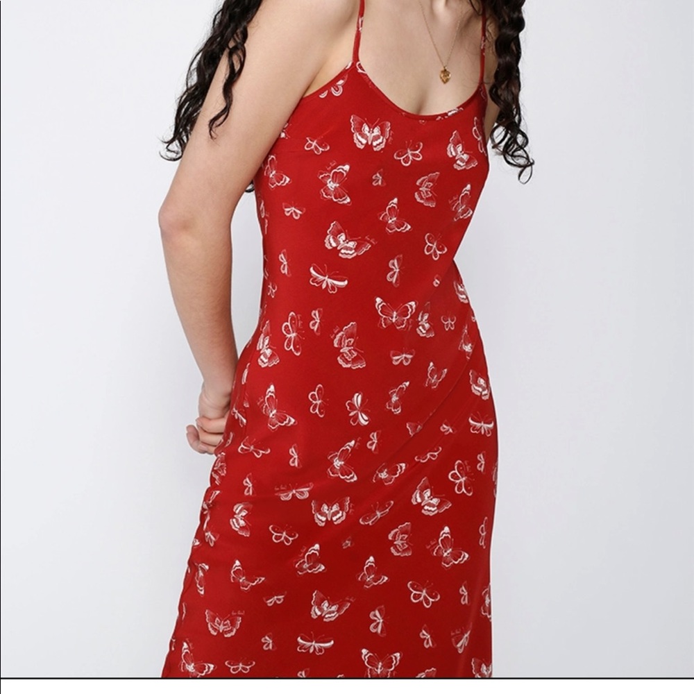 Réalisation red Cameron butterfly dress in XS